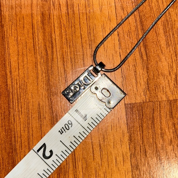 Authentic Dior Logo Pendant with Chain - Picture 4 of 7